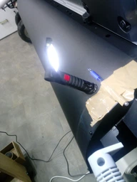 Светодиодный фонарь кемпинг W51 SMD + COB, красный + белый, магнит, крючок,microUSB фото от покупателей 5