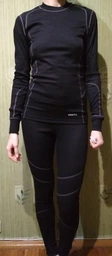 Комплект мужского термобелья Craft Baselayer Set Man 1905332-999975 XS Black DK Grey Melange (7318572958012) фото от покупателей 4