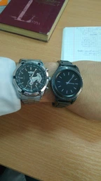 Чоловічий класичний механічний годинник срібний Winner Titanium Silver 1 038 (14163) фото від покупців 1