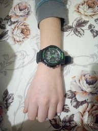 Мужские наручные часы Skmei S-Shock Green 0931 с кварцевым механизмом водонепроницаемы