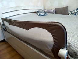 Защитный бортик для кровати Lionelo EVA BEIGE melange фото от покупателей 5