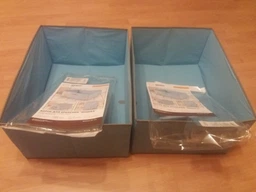 Короб для хранения одежды Handy Home Мишка 54х40х25 см Голубой (UC-103)