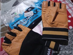 Перчатки для фітнесу MadMax MFG-248 Clasic Brown S фото від покупців 12