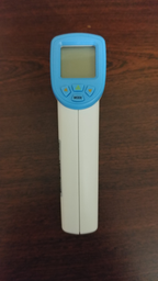 Бесконтактный медицинский инфракрасный термометр Mediclin Голубой фото от покупателей 1