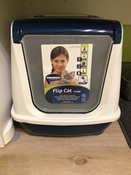 Туалет для кішок Moderna Flip Cat 50х39х37 см Чорничний C230331 (5412087007950) фото від покупців 17