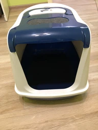 Туалет для кішок Moderna Flip Cat 50х39х37 см Чорничний C230331 (5412087007950) фото від покупців 16