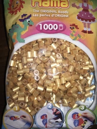 Термомозаїка Hama Набір намистин під золото 1000 шт. Midi 5+ (207-61) (028178207618)