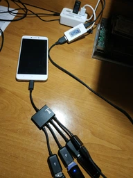 USB-хаб Lapara 3 порта USB 2.0 + 1 порт MicroUSB Black (LA-MicroUSB-OTG-HUB black) фото от покупателей 4