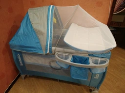 Кроватка-манеж Lionelo SVEN PLUS BLUE NAVY фото от покупателей 2