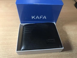 Кошелек с зажимом мужской кожаный Kafa 555-8 черный фото от покупателей 3