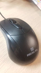 Мышка REAL-EL RM-207 USB черная фото от покупателей 5