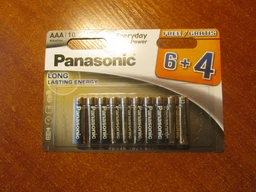 Батарейки Panasonic Everyday Power щелочные AAA блистер, 4 шт (LR03REE/4BP) фото от покупателей 14