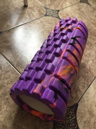 Масажний ролик EasyFit Grid Roller 33 см v.1.1 Multi Помаранчевий