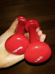 Гантель HSF с виниловым покрытием 3 кг (D086/DD6948-3)
