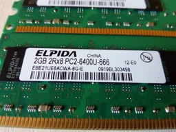 Оперативна пам'ять Elpida DDR2 2Gb 800MHz PC2 6400U CL6 (EBE21UE8AEFA-8G-E) Б/У фото від покупців 2