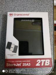 Жорсткий диск Transcend StoreJet 25A3 2TB TS2TSJ25A3K 2.5 USB 3.0 External Black фото від покупців 4