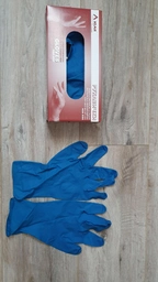 Перчатки смотровые латексные Igar High Risk Неопудренные L 50 шт Синие (4820017609999) фото от покупателей 1