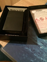 Запальничка Zippo Black Matte (218) фото від покупців 9