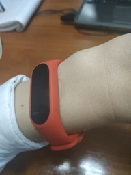 Фитнес-браслет Xiaomi Mi Band 2 OLED Red + Черный ремешок в подарок!