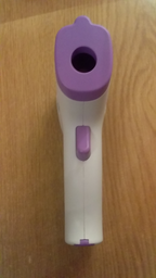 Дитячий медичний термометр Mediclin Pro (0.5 сек) + Батарейки Фіолетовий фото від покупців 1