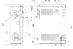 Котел газовый ATON Compact 10Е + труба