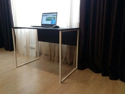 Письменный стол Fenster Универ 2 Белый 74x100x60 столешница Бук фото от покупателей 2