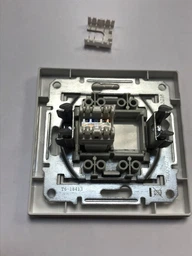 Розетка компьютерная RJ-45, кремовый, EPH4300123 Schneider Asfora фото от покупателей 2
