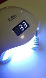 Лампа для манікюру Nail Lamp SUN 5 для покриття нігтів гель лаком, гелем 48W UV/LED Pink