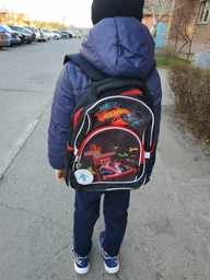 Рюкзак школьный Kite Education для мальчиков 38 x 29 x 13 см 14 л Hot Wheels (HW18-513S) фото от покупателей 4