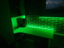 Комплект - cветодиодная лента RGB 5050 от сети 220в + пульт ДУ ( 300 LED 5м ) ( SMD 5050 ) фото от покупателей 2