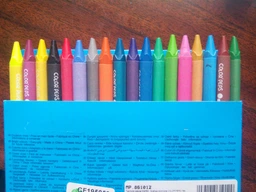 Олівці воскові Maped Color Peps Wax Crayons 18 кольорів (MP.861012) фото від покупців 1