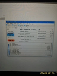 SSD диск ADATA XPG Gammix S5 512GB M.2 2280 PCIe 3.0 x4 3D NAND TLC (AGAMMIXS5-512GT-C)