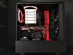 Корпус NZXT H500 Matte Black + Red (CA-H500B-BR)