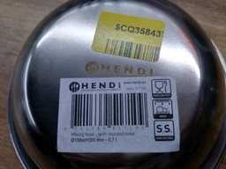 Миска для збивання міксером Hendi 0.7 л Сталева (517109) фото від покупців 19