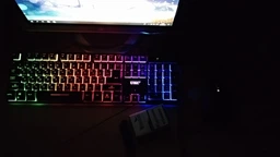Клавиатура с подсветкой USB проводная UKC ZYG 800, мембранная, черная (TM006041) фото от покупателей 3