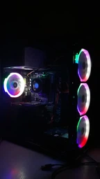 Корпус 1stPlayer FIRE DANCING-V2 COLOR LED