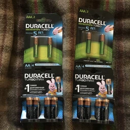 Аккумулятор Duracell Recharge Turbo Ni-MH AAA 900 мАг 2 шт (81472325) (5000394001176)