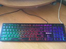 Клавиатура проводная Real-El Comfort 7070 Backlit USB (EL123100018) фото от покупателей 17