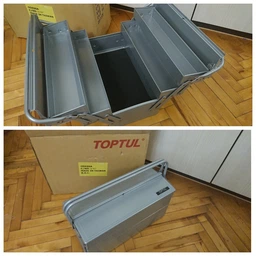 Ящик для инструмента металлический 5 секций 470x220x350 TOPTUL TBAC0501 фото от покупателей 10