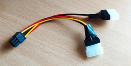 Кабель питания для видеокарт Value ATX 6pin - 2 х Molex 20 см (S0111) фото от покупателей 8
