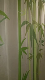 Шторка - занавеска для ванной Мій Дім Green Bamboo 180х180 cм NJ10109 фото от покупателей 8