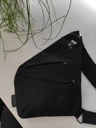 Мужская водонепроницаемая сумка Cross Body Black фото от покупателей 5