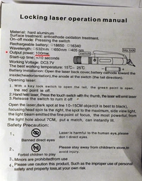 Потужна лазерна указка UFT Y11 GreenLaser (UFTLaser) фото від покупців 11