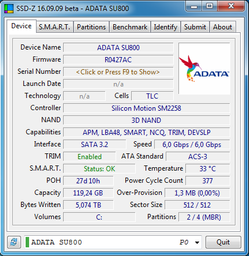 SSD диск ADATA Ultimate SU800 256GB 2.5" SATA III 3D 3D V-NAND TLC (ASU800SS-256GT-C) фото от покупателей 3