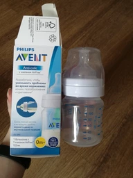 Бутылочка для кормления Philips Avent Anti-colic с клапаном AirFree 125 мл 1 шт (SCF810/14) фото от покупателей 13