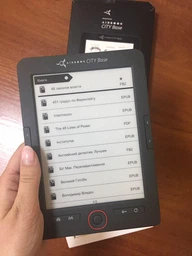 Электронная книга AirOn AirBook City Base Grey; 6" (800х600) E Ink Carta, ОЗУ 128 МБ, 4 ГБ встроенная + microSD до 32 ГБ, 1500 мАч, 164 х 116 х 8.6 мм, 160 г, серый фото от покупателей 12