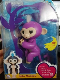 Интерактивная обезьянка Fingerlings фиолетовая Мия фото от покупателей 2