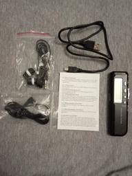 Диктофон BauTech USB 8 Gb 3.5 мм Чорний (1002-478-01)