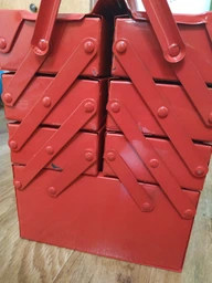 Ящик для инструментов металлический 450*200*207 мм, 7 секций INTERTOOL HT-5047 фото от покупателей 17