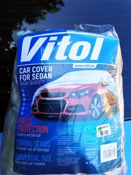 Тент автомобільний Vitol CC11106 M сірий, 432х165х119 см (F 170T/CC11106 M) фото від покупців 10